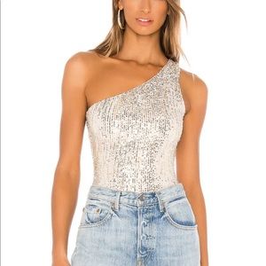 super down sparkle body suit size S